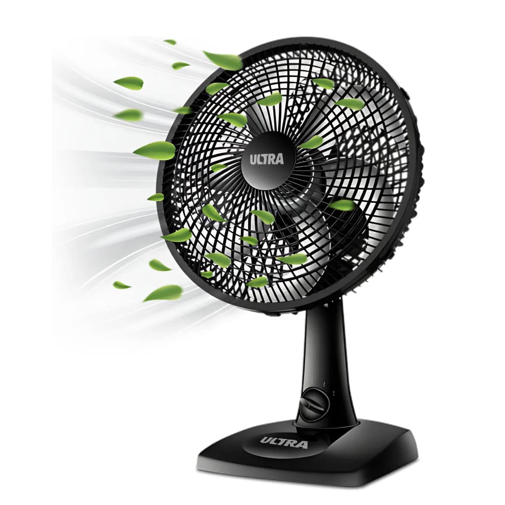 Ventilador De Mesa/parede Ultra 50w V-ut-30-02 Preto 127v Plástico