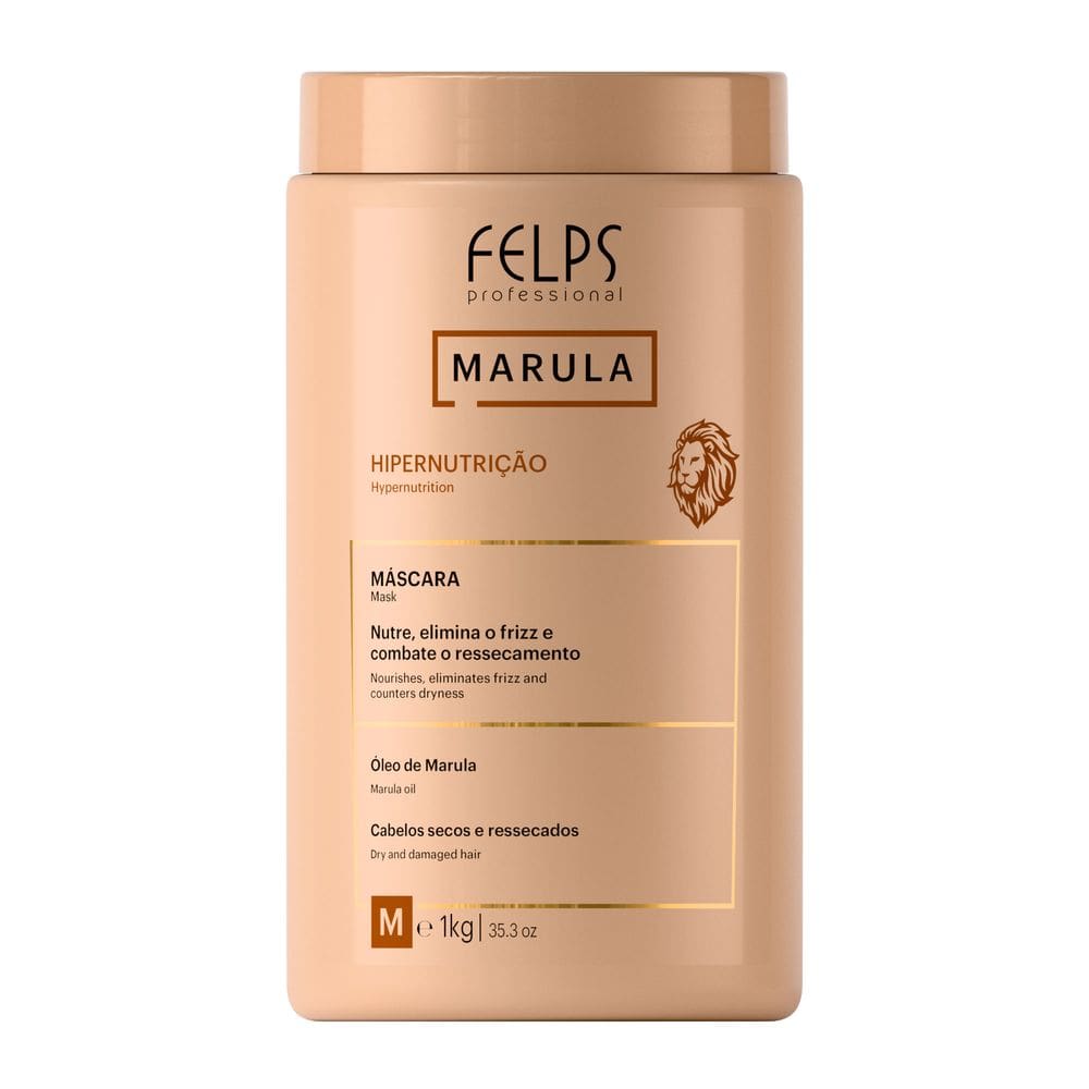 Máscara de Tratamento Marula Hipernutrição Felps Professional - 1kg