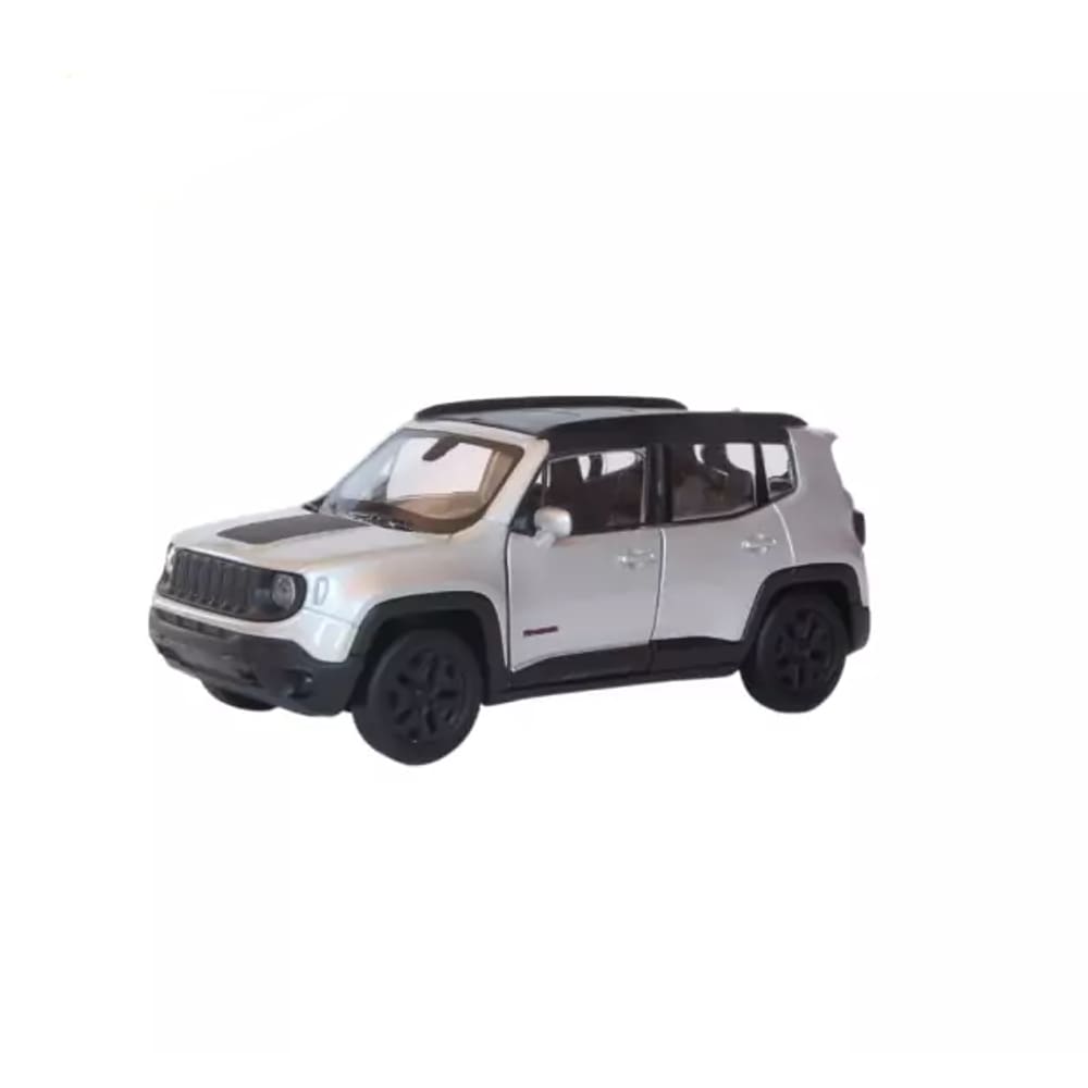 Jeep Renegade Trailhawk c/  Fricção 1:32 Prata