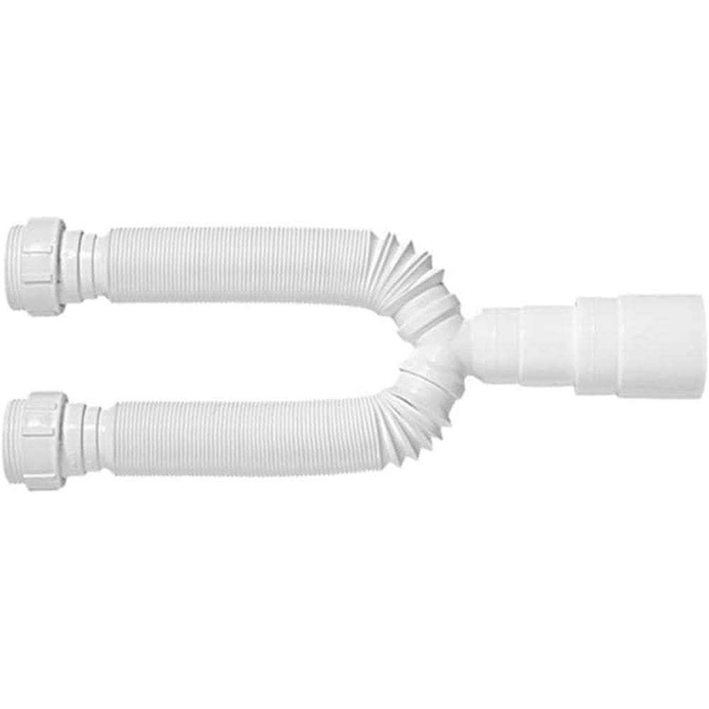 Sifao Tubo Extensivo Duplo Branco C/Porca Pp