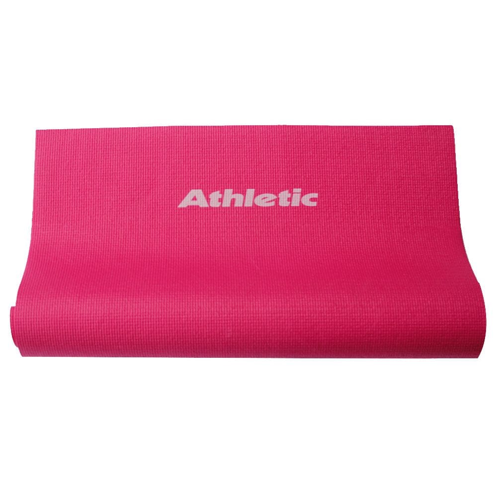 Tapete de Yoga Mat Pilates Athletic 173x61cm Antiderrapante Dobrável Confortável para Treino em Casa