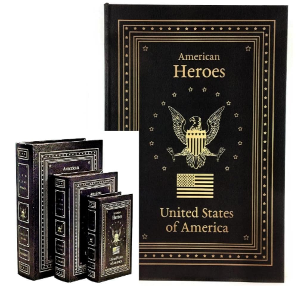 Kit 3 Cofres Livros Fake Decorativos Porta Joias Documentos Objetos Secreto Madeira Retrô Luxo