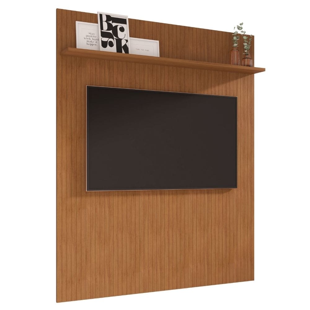 Painel Para TV Até 60 Polegadas com Detalhe Frisadado Sena