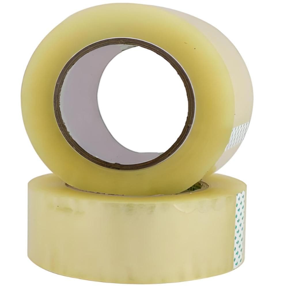 Fita Adesiva 100 Metros 45Mm X 100M Transparente Caixa De Papelao Pacotes Embalagem Ecommerce
