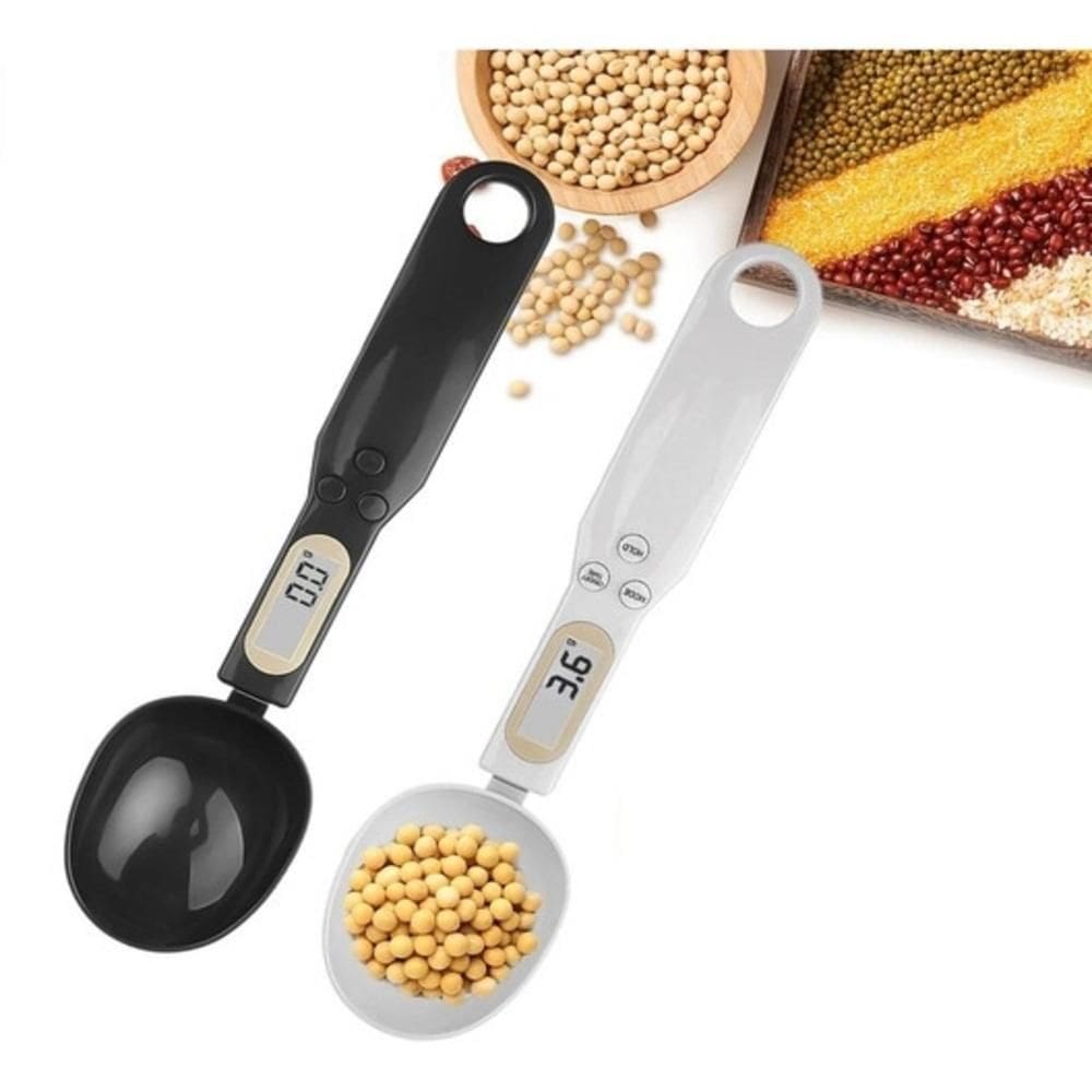Colher Digital Lcd Medidor Eletronico Precisao 500Gr Balanca Dosador Alimentos Graos Cozinha Culinaria