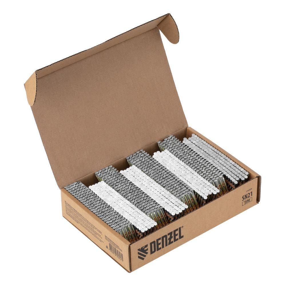 Pregos 65mm 2.9mm 2000un Para Pregador Pneumático Denzel