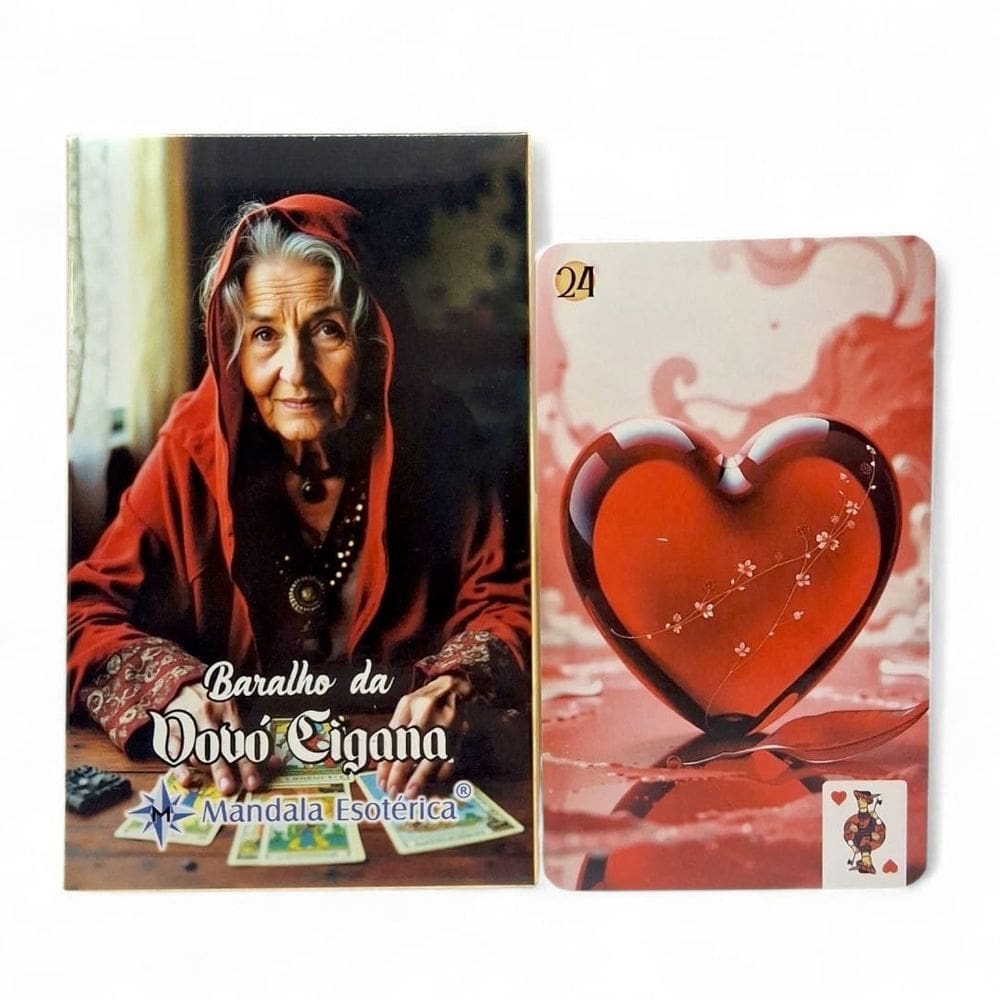 Baralho da Vovó Cigana 36 cm com Manual de Explicação