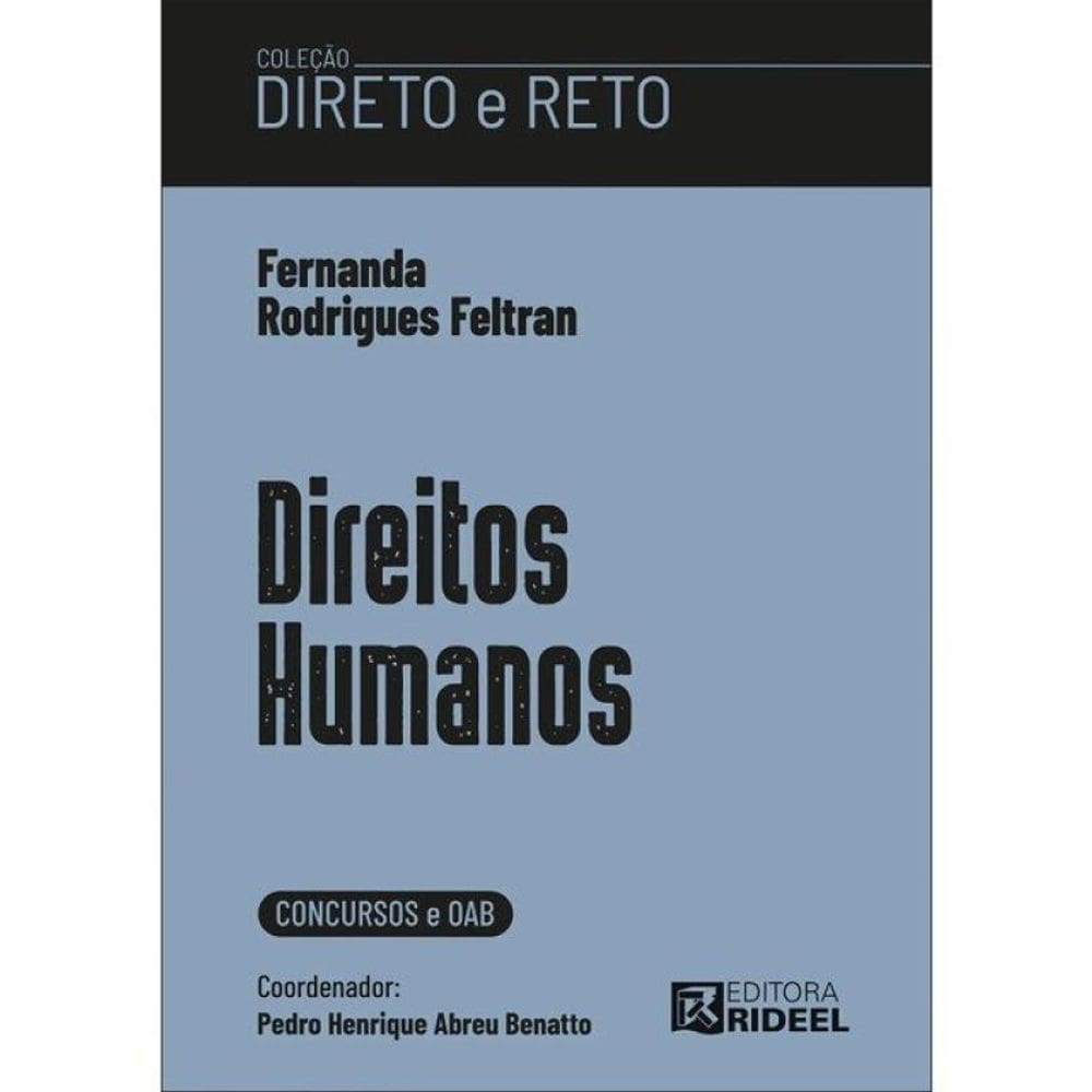 Direitos Humanos - Coleção Direto E Reto 1ª Fase Oab - 2026