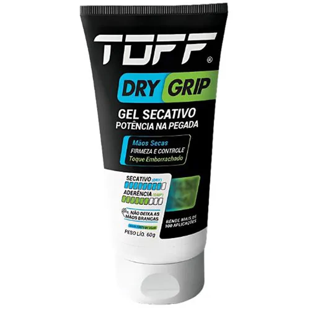 DRY GRIP GEL 60gr Maior Aderência E Conforto Para Seus Treinos - TOFF