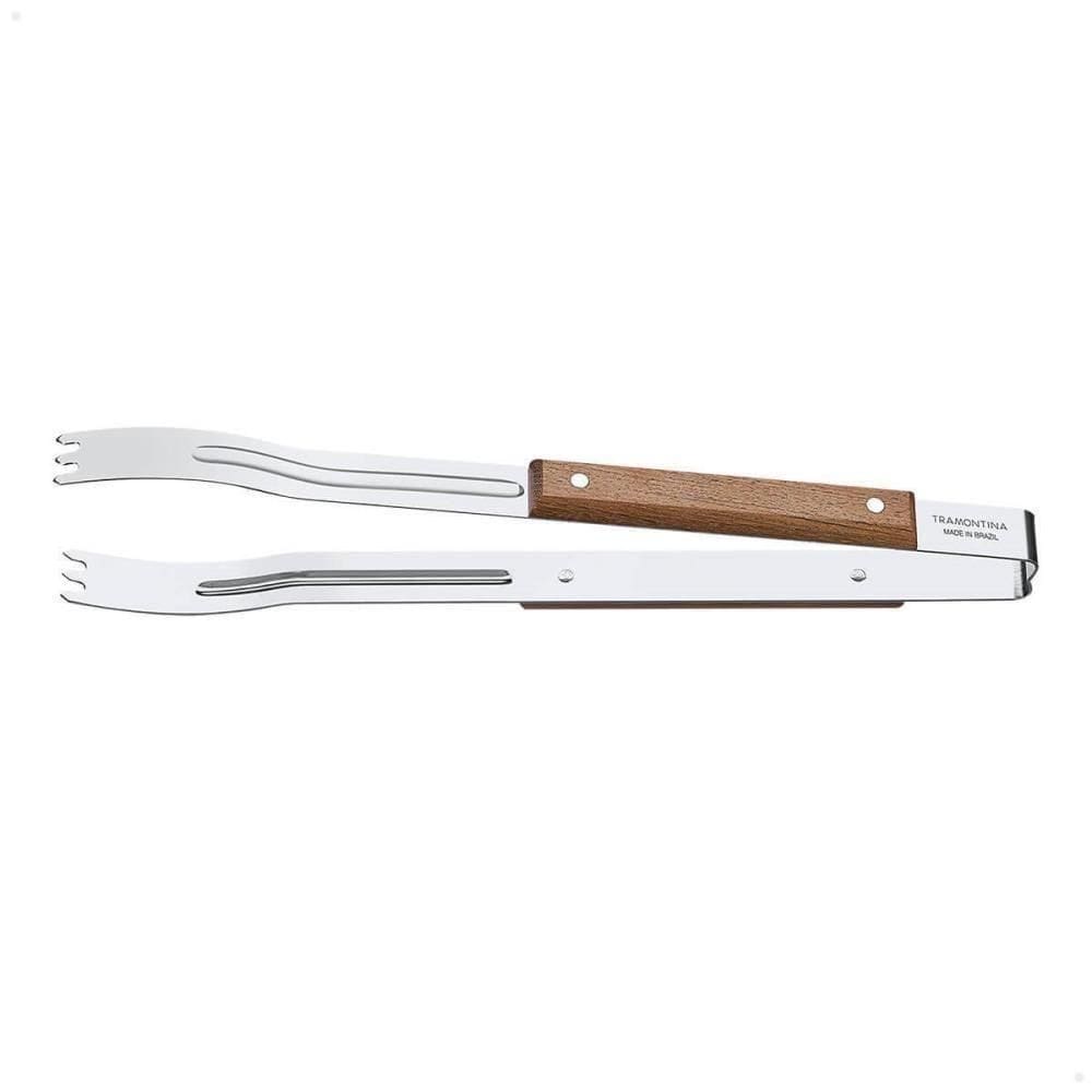 Pegador Para Carne Tramontina Churrasco Com Lâmina Em Aço Inox E Cabo De Madeira 47cm 26400101
