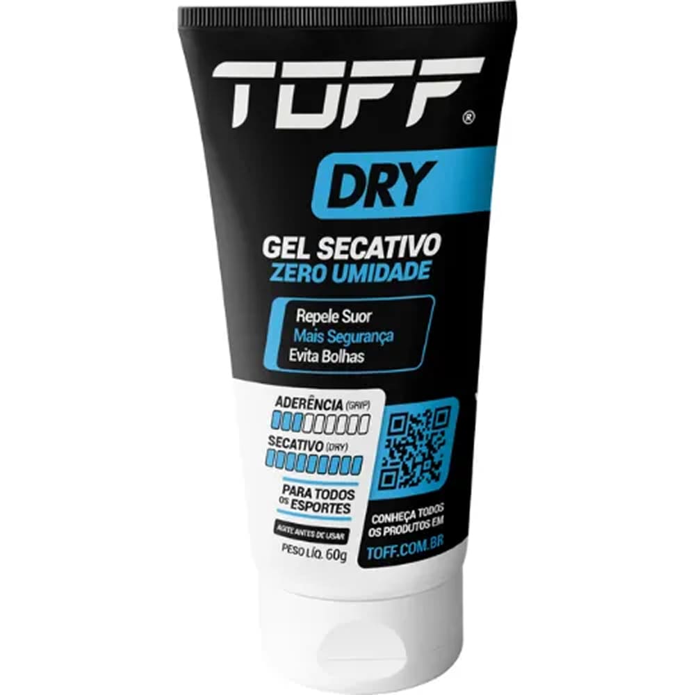 DRY GEL 60gr Evita Suor e Atrito Durante Atividades - TOFF