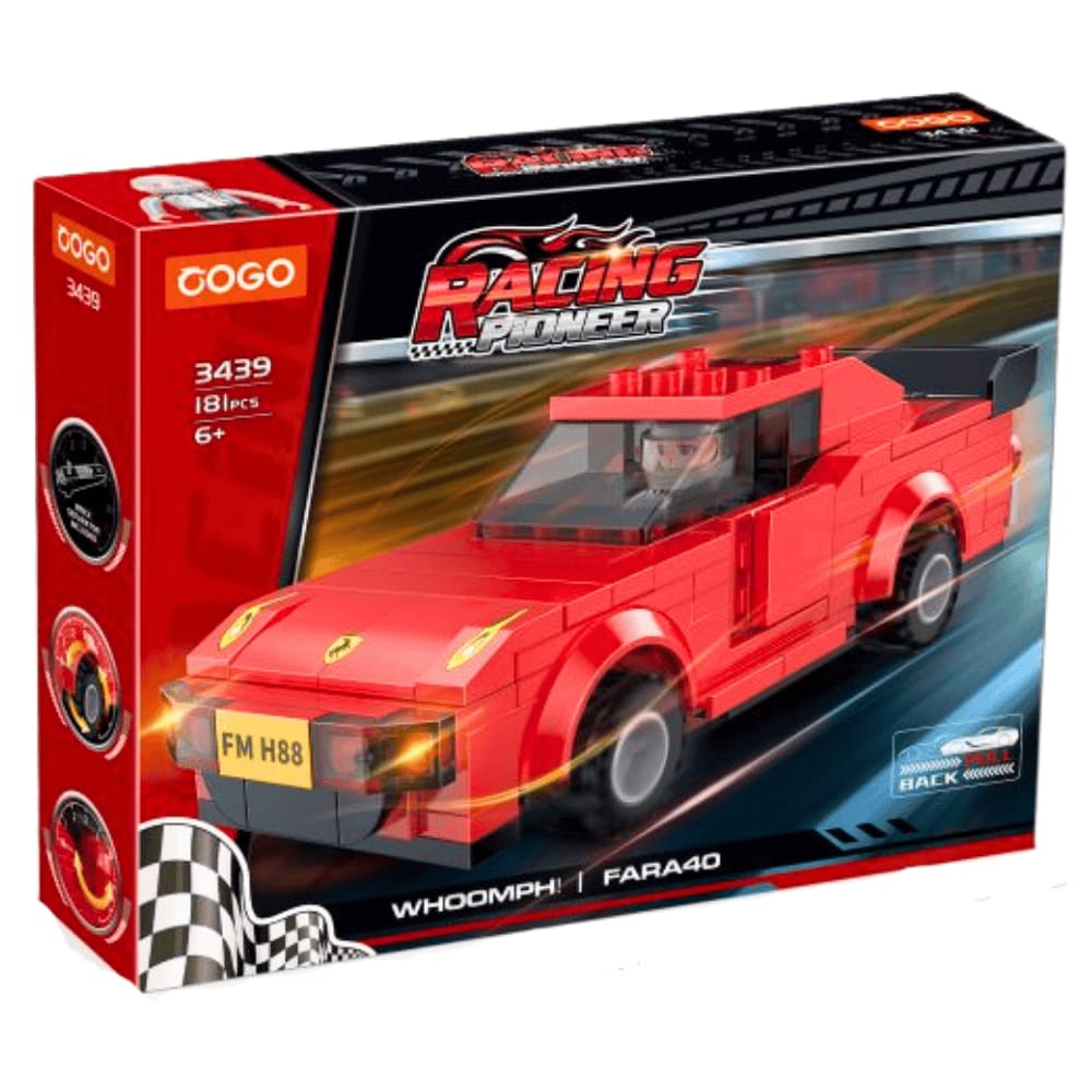 Blocos de Montar Coleção Race Cars 176 pçs 3439 - COGO Dorémi