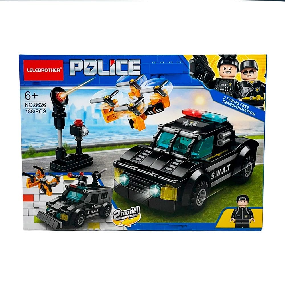 Blocos de Montar Carro S.W.A.T 188 pçs 8626 - Dorémi