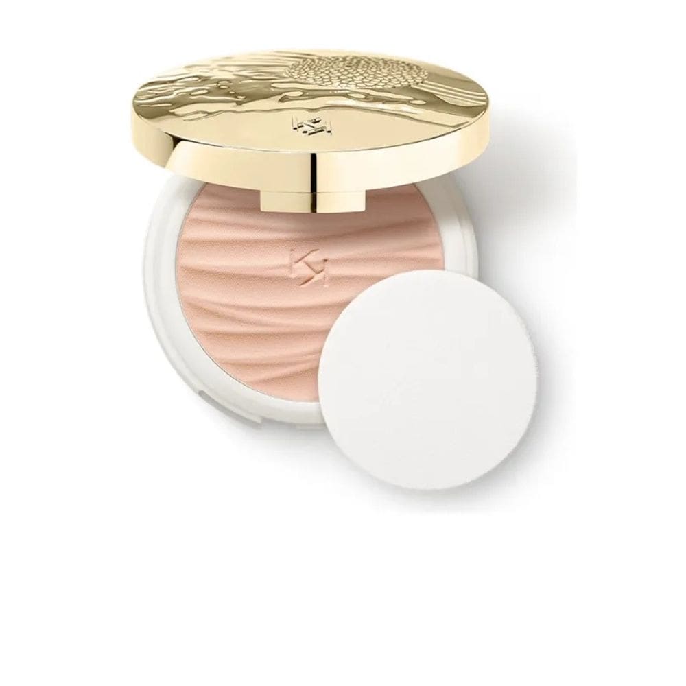 Kiko Milano Base Pó Gold Reflections SPF50 Cor 04 Warm Rose