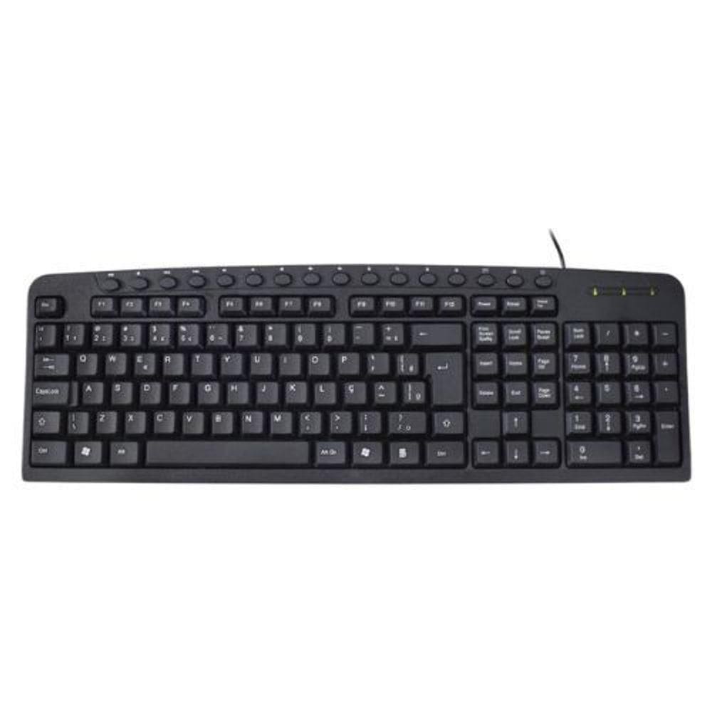 Teclado Usb Multimídia K-mex Km-2928u Prt