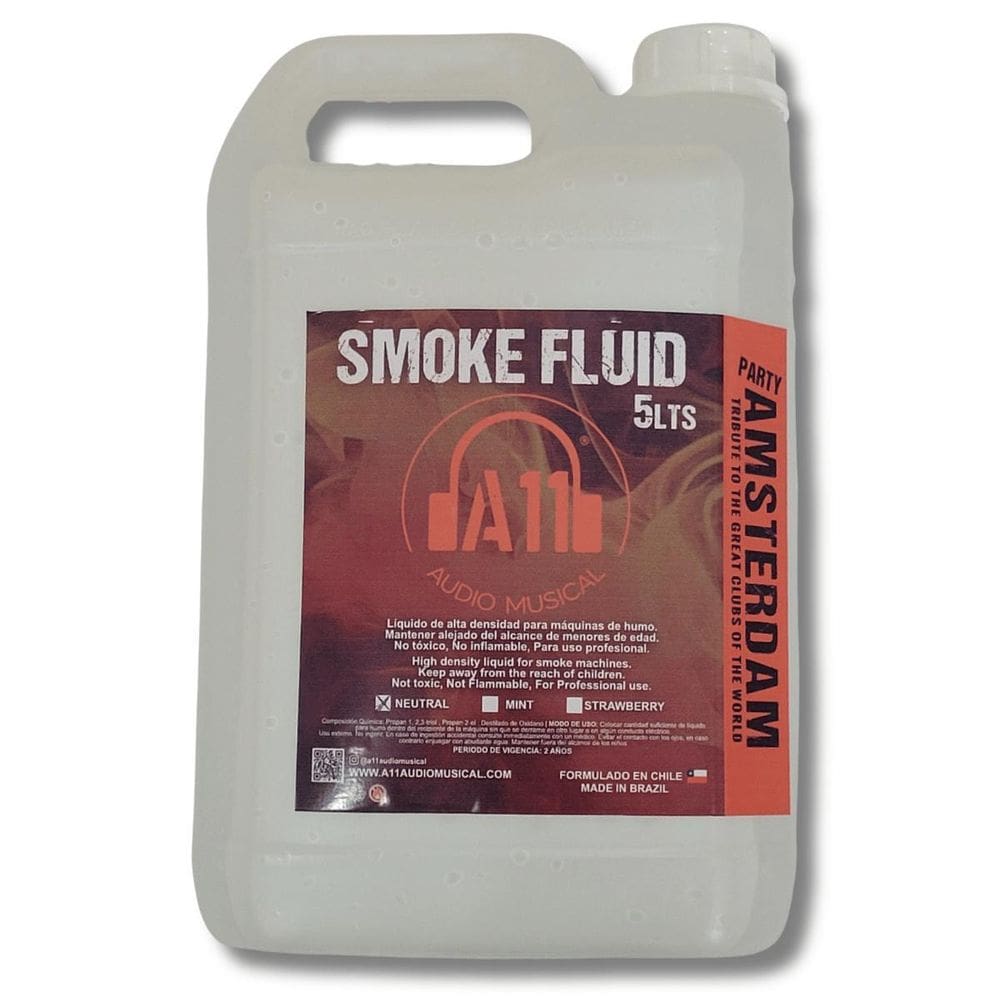 Fluído Líquido Para Máquina De Fumaça Neutra 5L A11 Audio