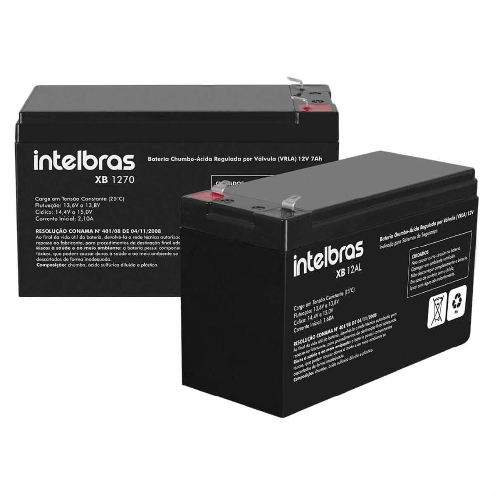 Bateria Vrla 12v 5,6ah XB 12AL  4821001 Intelbras