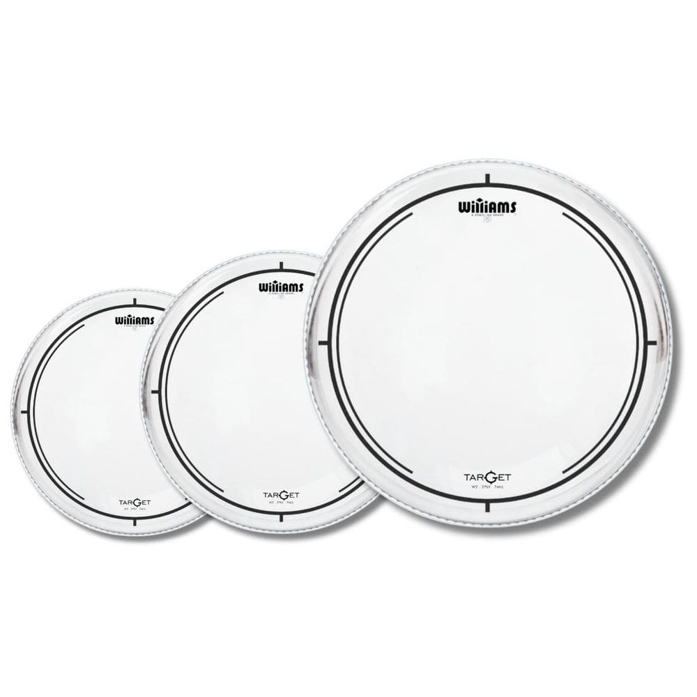 Kit Pele W2 Tons Surdo Bumbo Hidráulica 14 16 22 Williams