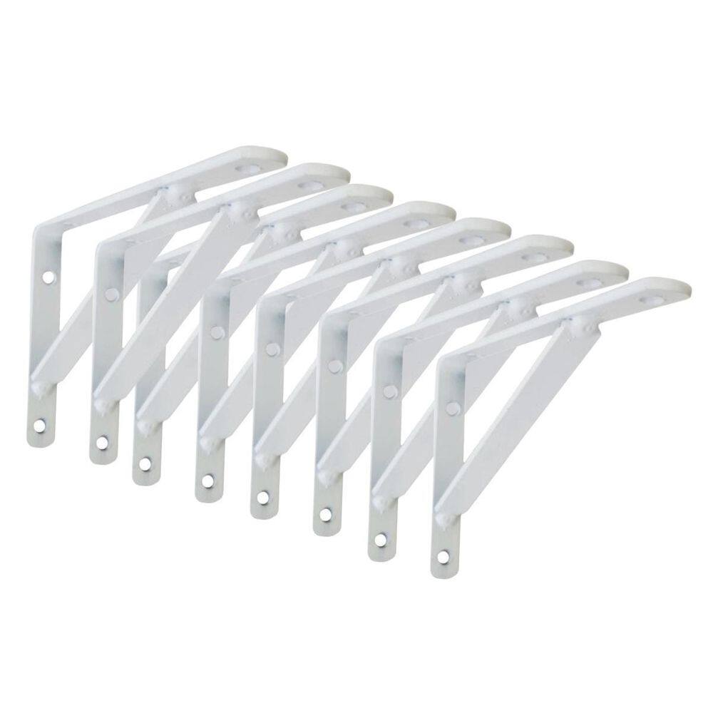 Kit 10 Suporte De Prateleira Cantoneira Mão Francesa 40Cm