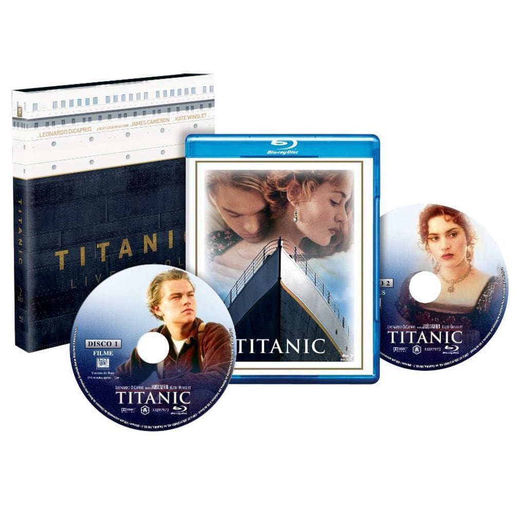 Blu-ray Titanic Edição Limitada com Encarte e Luva