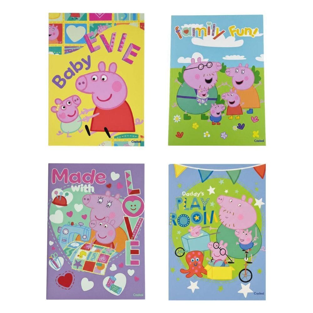 Caderno Peppa Pig Brochurão 1 Matéria 80 Folhas Credeal