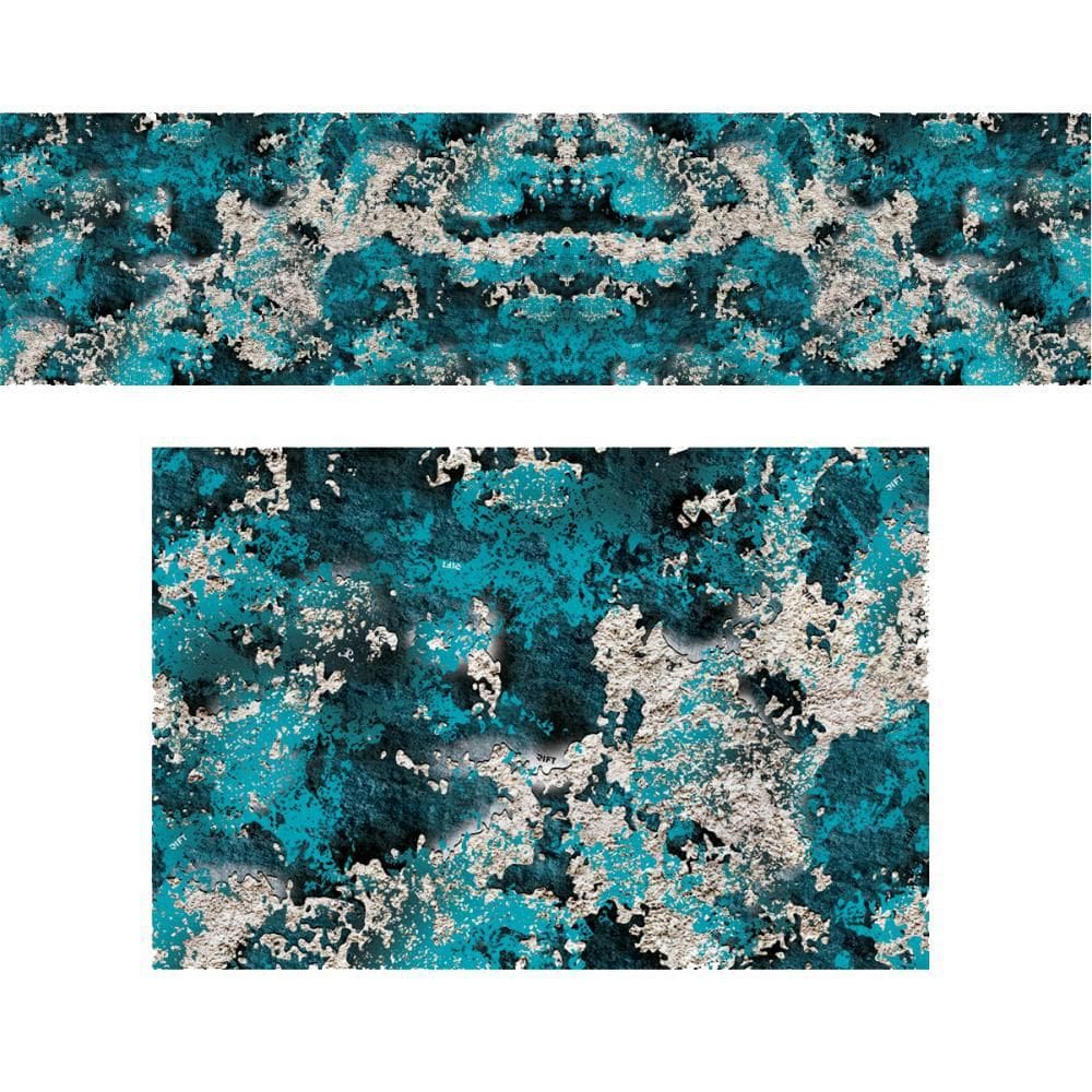 Adesivo Camuflado - Motivo Abstrato Azul Camoflauge 200X50