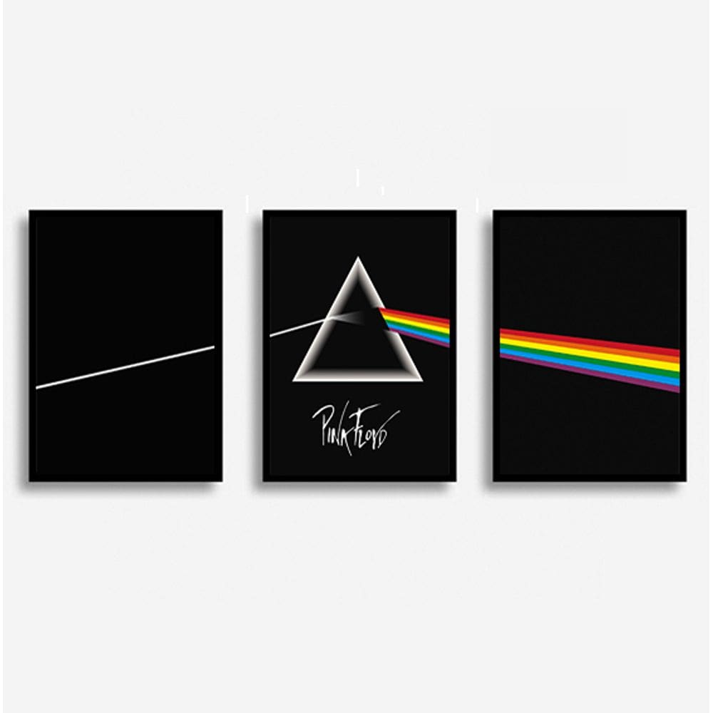 Conjunto Quadros Decorativos Pink Floyd