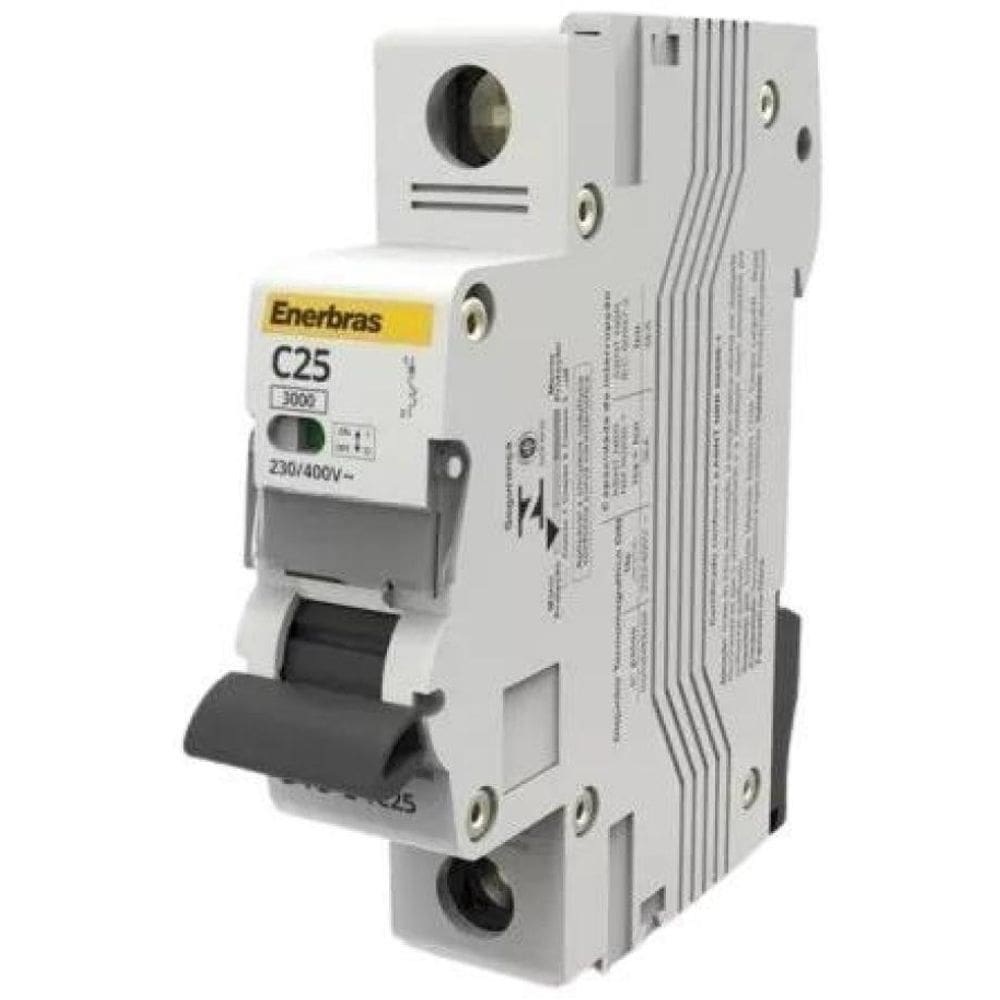 Disjuntor Termomagnético Monopolar Enerbras - 25 A