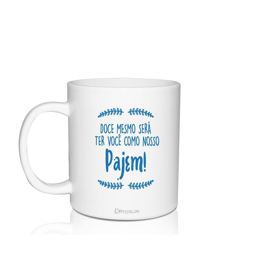 Caneca Lembrancinha Pajem - Krystalon
