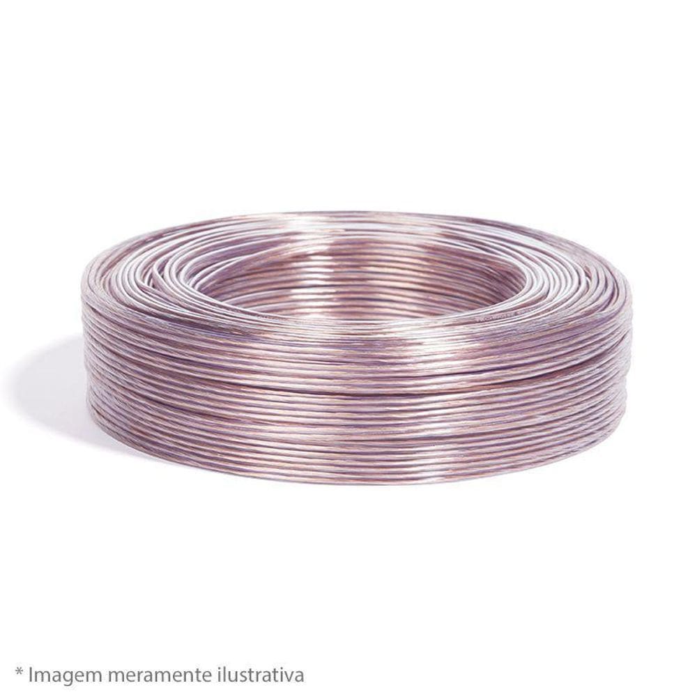 Rolo Fio P/Som Automotivo 2X1,00Mm 100M Tech Noise