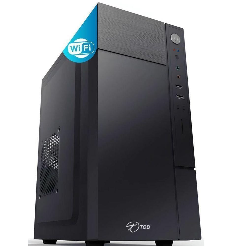Computador Tob Intel Core I5 Com Rede Sem Fio Ssd 240gb Memória 4gb Windows 10 Trial Desktop Pc Cpu