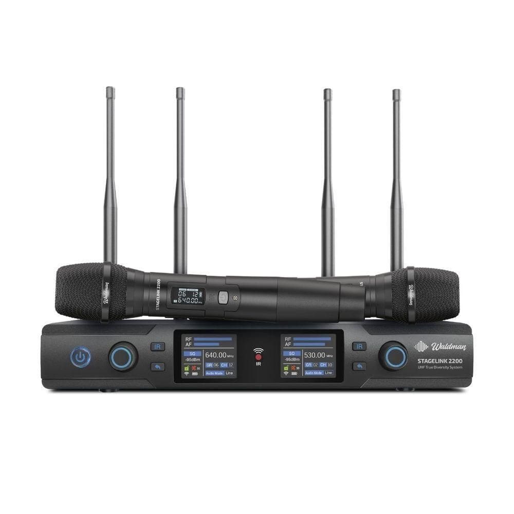 Microfone Sem Fio Duplo Modelo Wsl-2200/530 Waldman