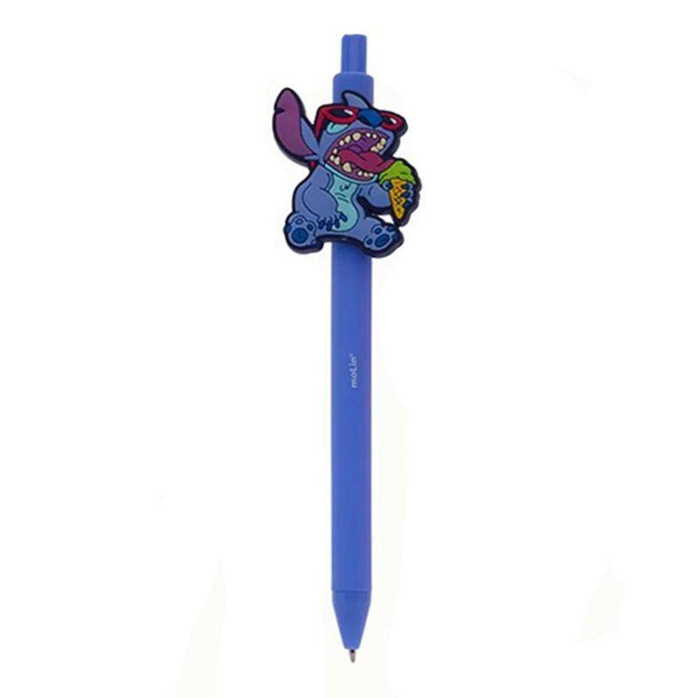 Caneta Esferográfica Retrátil Stitch Sorvete Azul - Molin