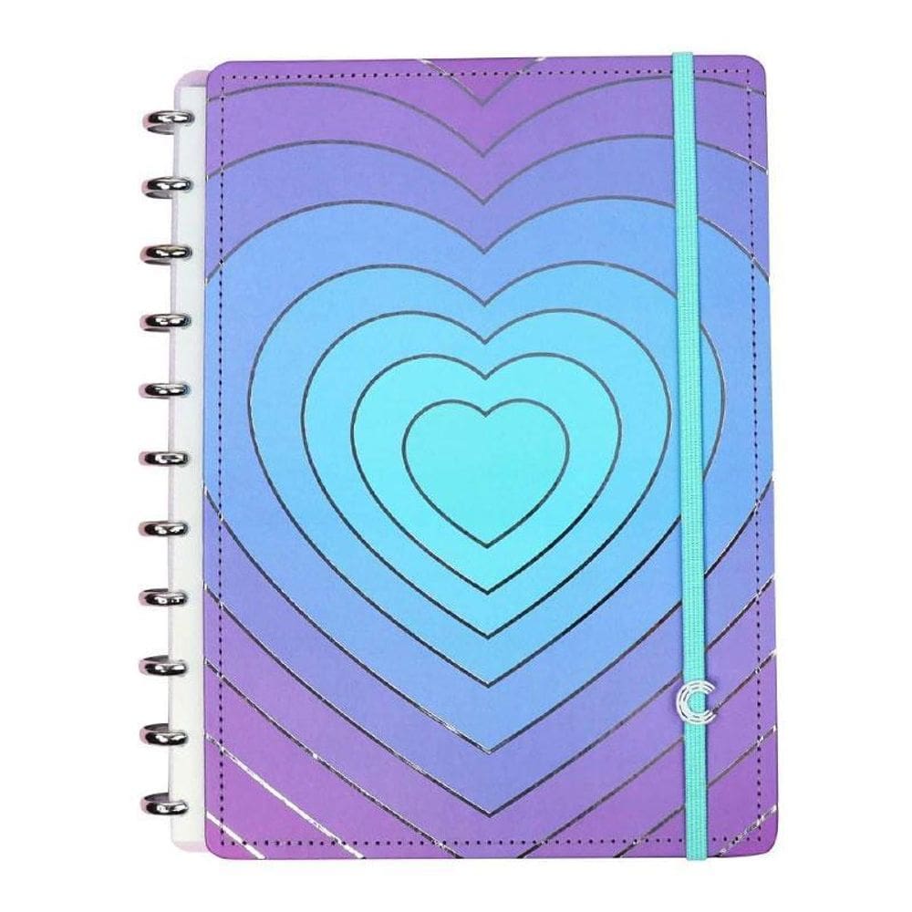 Caderno Inteligente Grande Silver Love 80 Folhas CIGD4127 - CI