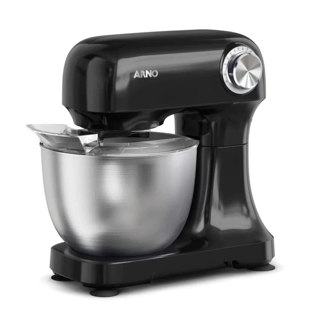 Batedeira Planetária Arno Bake Easy KM10, 500W, 12 Velocidades, 3,5L com 3 Batedores para Massas Leves, Médias e Pesadas