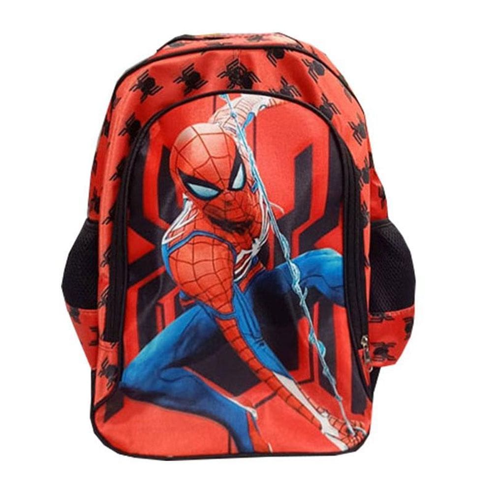 Mochila Escolar Infantil Spider Man B02C Vermeho - GV Bolsas