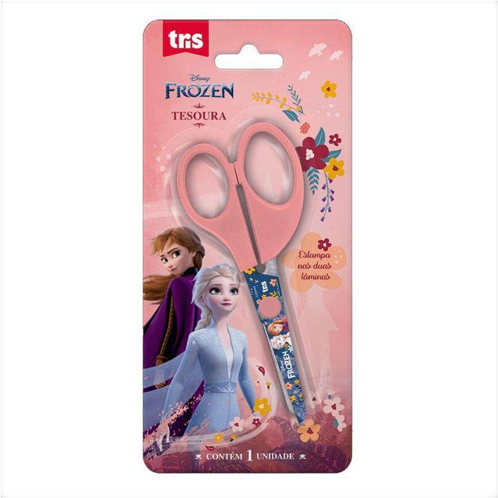 Tesoura Escolar Infantil Frozen 679235 - Tris