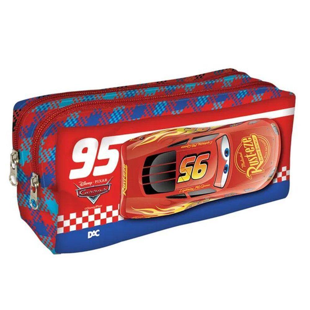 Estojo Escolar Infantil Duplo Carros 5016 - DAC