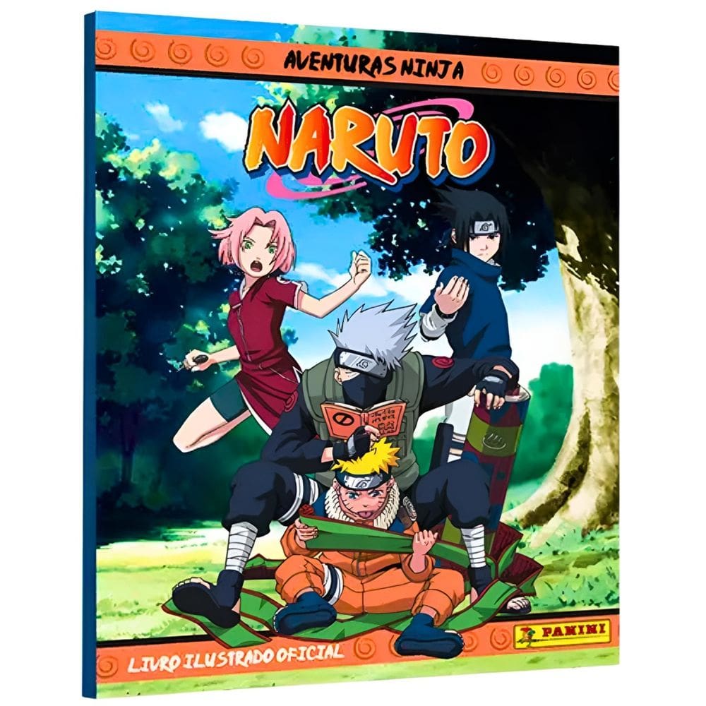 Álbum de Figurinhas Naruto Clássico Capa Dura Panini