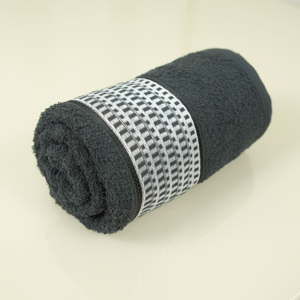 Toalha de Banho Avulsa Urbane Atoalhado Felpudo Algodão Preto