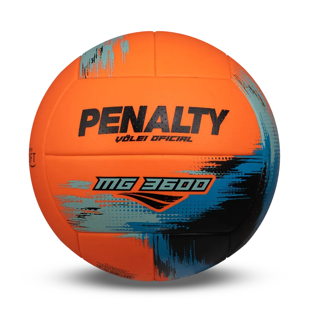 Bola Penalty Vôlei Mg 3600 Oficial Soft Xxv Laranja