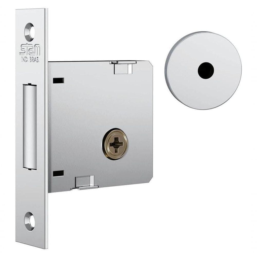 Fechadura Segurança 1004 Roseta Inox - Stam