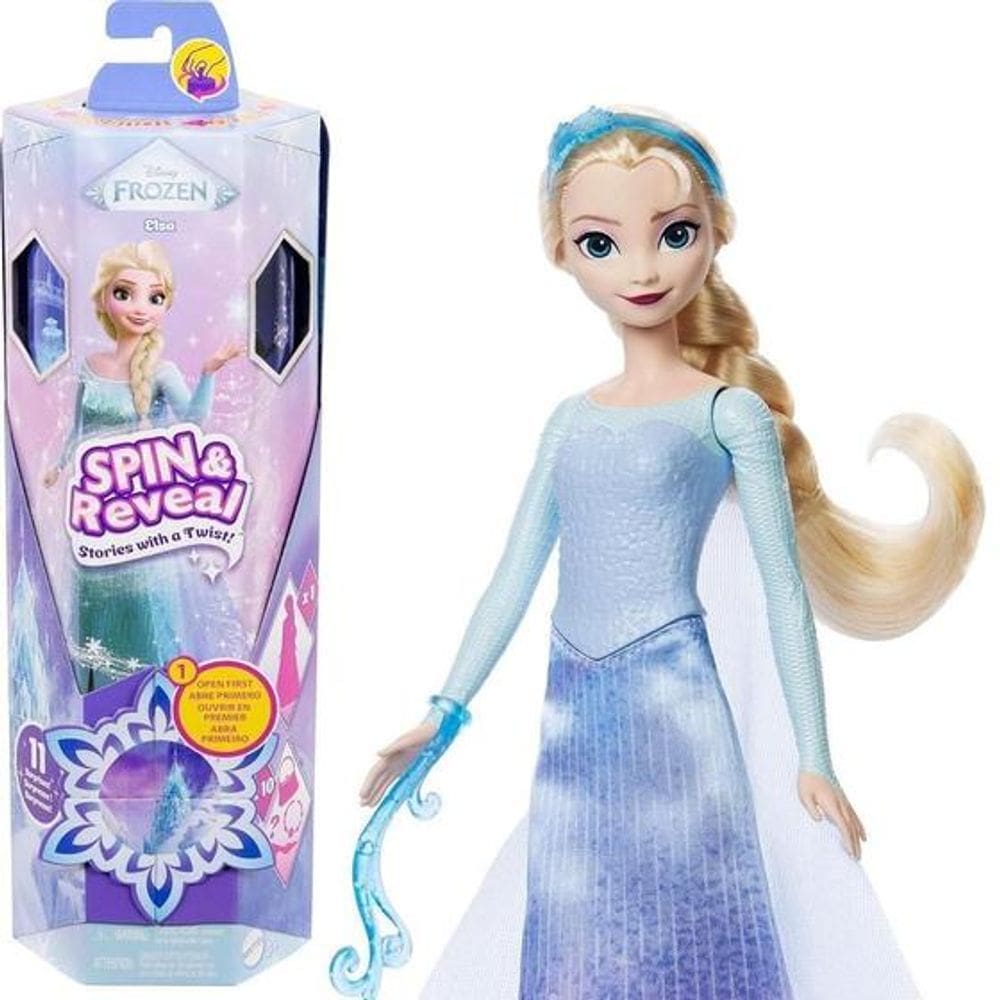 Disney Frozen Spin And Reveal Elsa - Mattel Jbg59
