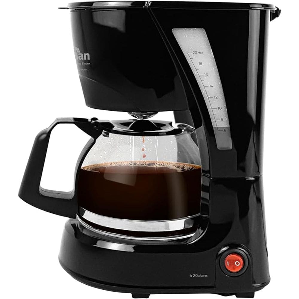 Cafeteira Elétrica 18 xícaras 127V Preto CF-100 Kian
