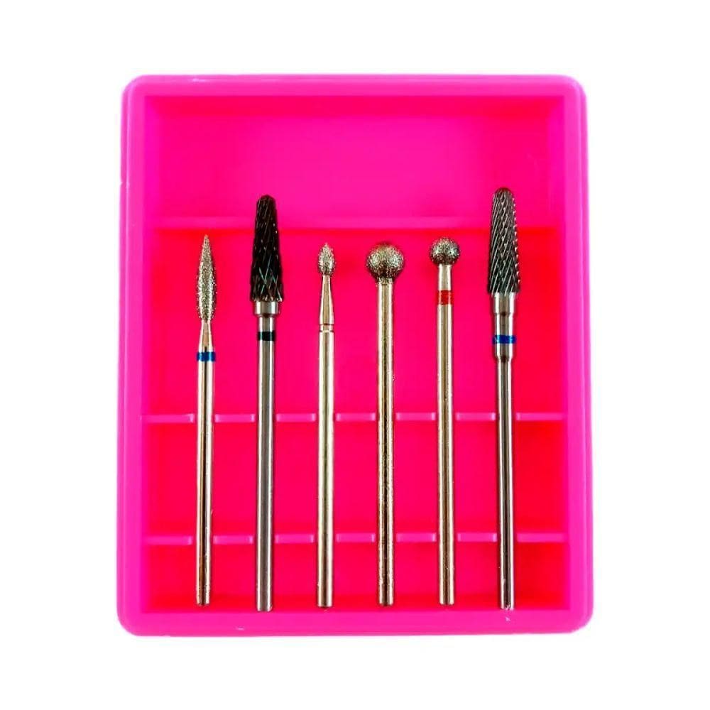 Kit 6 Brocas 4 Diamantadas E 2 Tungstênios Estilo De Mulher