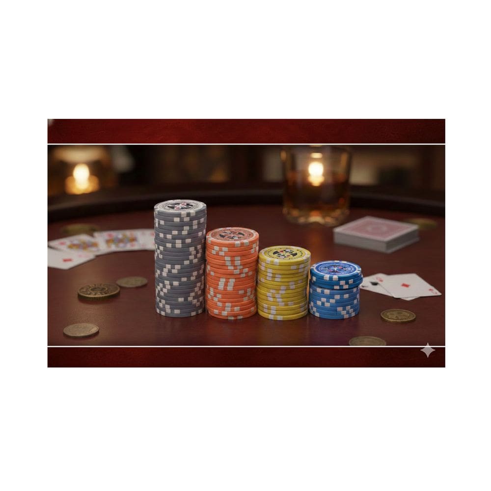 Fichas De Poker Profissionais 14 Gramas Pesadas - 67 Unid.