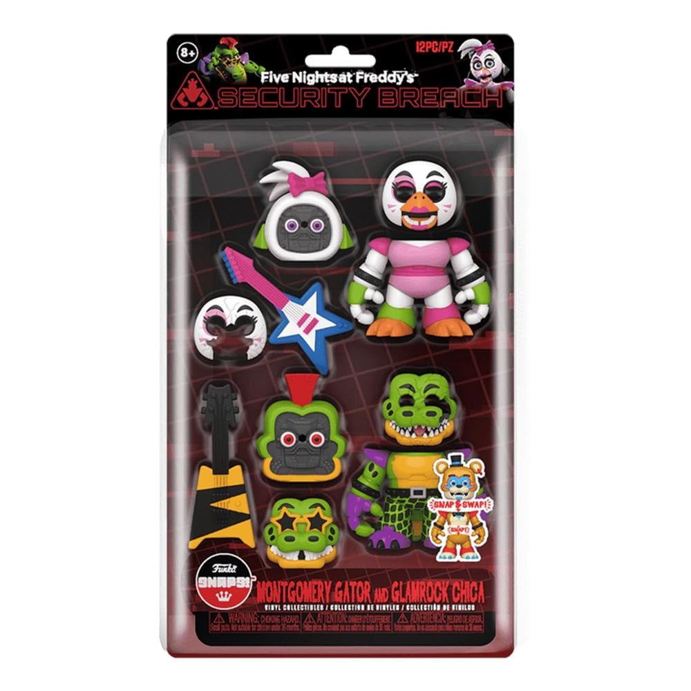 Funko Snaps Fnaf Five Nights AT Freddys Gator Glamrock Chica