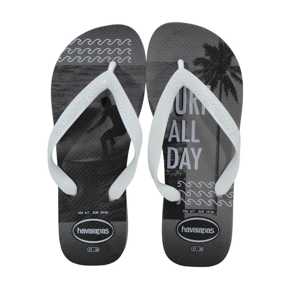 Chinelo Havaianas Top Athletic Cinza