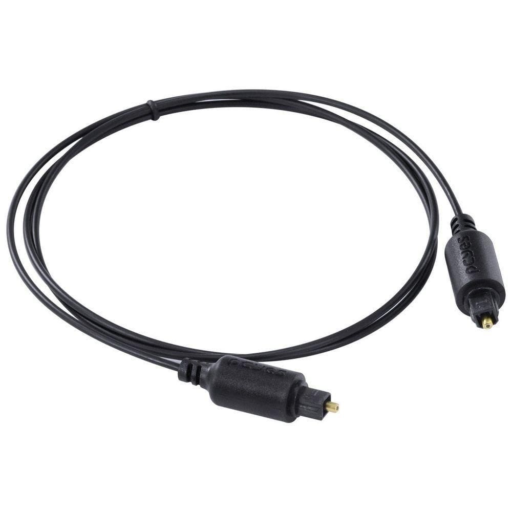 Cabo óptico Digital Toslink Macho 1m