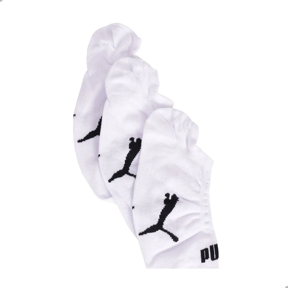 Kit De Meia Sapatilha Esportiva Feminina Puma Branco